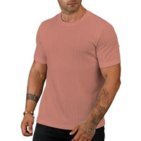 Smowkly Men's Solid Regular Fit T-Shirt (1278_Beige