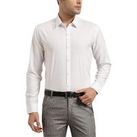 Sojanya (Since 1958, Men's Cotton White Classic Formal Shirt, Size: 44