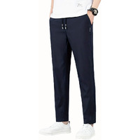 Tagdo Men's Relaxed Track Pants (Tp-Pant-5186-Navy-32_Nay