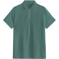 Tagdo Men's Jacquard Chain Polo Shirt (Rf-Chain-Jqrd-2020-Mint-3Xl)
