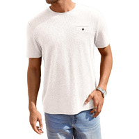 Tagdo Men's Waffle Knitted Crew Neck Regular Fit Tees (Waffle-5154-White-Xxl)