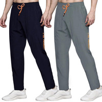Tee Projekt Men Lycra Soild Track Pant|| Running Wear|| Sports|| Fancy Sports Jogger||Men's Sports Regular Fit Lycra Track Pant With Two Side Pockets|| Men's Lycra Track Pant Pack Of-2