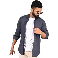 Tee Projekt Shirt For Men Cotton Spread Collar Button Down Long Sleeve Shirt Home, Regular, Home (Pack Of 1)
