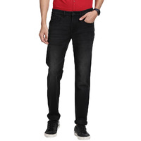 Turtle Men Cotton Stretch Narrow Fit Black Jeans