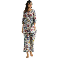 Toochki Women's Rayon Dress Set Top Above Knee | Bottom : Full Length Toochki254-Drn/M_Multicolour