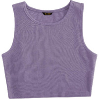 Toochki Tops For Woman | Spandex Top | Crop | Short | Western | For Jeans | Sleeveless | Stretchable | Purple