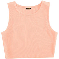 Toochki Tops For Woman | Spandex Top | Crop | Short | Western | For Jeans | Sleeveless | Stretchable | Peach