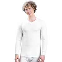 Rupa Blouson Regular Plain Thermal Top (Torrido Men's Vnfs 6001_White_100)