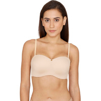Zivame Women's Polyamide Non-Wired 3/4Th Coverage Padded Strapless/Multiway Bra (Zi110P-Roebuck_Skin_32B)