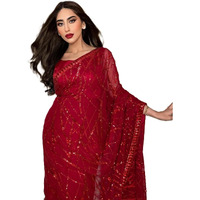 Ekasya Women Soft Georgette Printed Ready To Wear Saree (E5635_1) - Nice Design, Elegant, Comfortable Fit, Perfect For Casual & Semi-Formal Occasions, Stylish & Easy To Wear Saree E6190_2