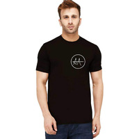 Uniplanet Store Men Allu Arjun Black Regulart Fit Half Sleeve T Shirt | 100% Cotton S Size