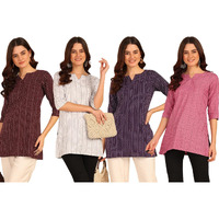 Dsk Studio Cotton Short Kurti For Women And Girls