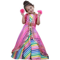Naixa Girls Satin Sleeveless Round Neck Pink Shrug With Multicolor Ethnic Printed Readymade Lehenga Choli Set For Every Occasion (Pack Of One) (Nx15 5-6Y)