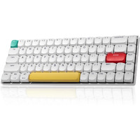 Varna Blade : Low profile wireless mechanical KB - Body Color: White, Switch: Blue
