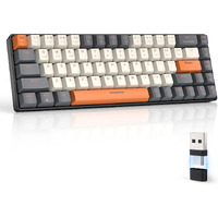 Varna Pro : Mechanical wireless keyboard: Body Color: Orange/White, switch Red