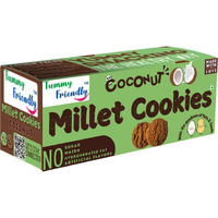 TummyFriendly Foods Ragi Millet Cookies - Coconut. Healthy Biscuits for Kids, Babies & Adults Cookies Biscuit (75 g)