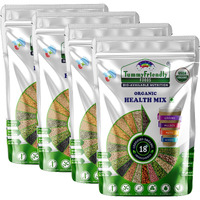 TummyFriendly Foods Certified Organic Health Mix for Kids. No Pesticides. 4 Packs, 100g Each. Cereal (100 g, Pack of 4, 24+ Months)