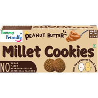 TummyFriendly Foods Ragi Millet Cookies - Peanut Butter. Healthy Biscuits for Kids, Babies & Adults Cookies Biscuit (75 g)