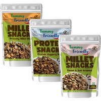 TummyFriendly Foods TummyFriendly Healthy Snacks -ChcoCrips-SweetSalt-ChcoNuts Puffcorn (3 x 70 g)