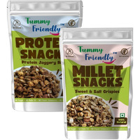 TummyFriendly Foods TummyFriendly Millet -ChocoCripsies-ProteinBites-ChocoNutsSeeds-3X70 Puffcorn (2 x 70 g)