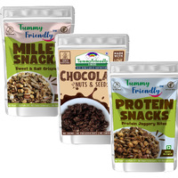 TummyFriendly Foods TummyFriendly Millet Namkeen Mixture. Healthy Snacks Desi, Tangy -2, 70g Each Puffcorn (3 x 70 g)