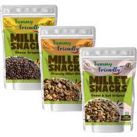 TummyFriendly Foods TummyFriendly Healthy Snacks for Kids - MilletBites-ProteinBites-ChocoNuts Puffcorn (3 x 70 g)
