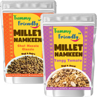 TummyFriendly Foods TummyFriendly Healthy Snacks-ChocoCripsies-MilletBites-ProteinBites-SweetnSalt Puffcorn (2 x 70 g)