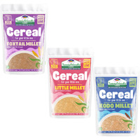 TummyFriendly Foods Tummy Friendly Foods Foxtail, Little & Kodo Millet Cereal 900g, (300g each pack) Cereal (900 g, Pack of 3, 12+ Months)