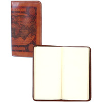 Scully Leather Blank Page Pocket Notebook (Old Atlas)