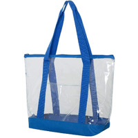 Liberty Bags Large Clear Tote OS ROYAL
