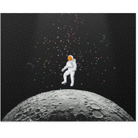 Onetify Astronaut on The Moon Jigsaw Puzzle 500-Piece