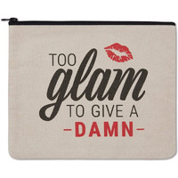 CTW Home Collection Too Glam Makeup Travel Bag, 11-inch Length, Canvas, Travel Accessories