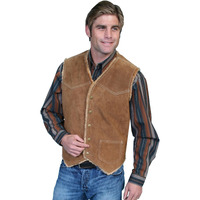 Scully Men's Boar Suede Leather Vest - 82-125 XX- US