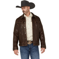 Scully Men's Leather Trucker Jacket - 1055-192 X- US