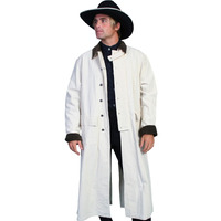 Scully Rangewear Men's Long Canvas Duster, Brown, XX-Large