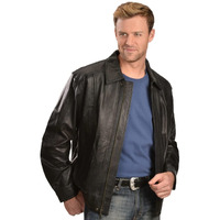 Scully Men's Premium Lambskin Jacket Big And Tall Chocolate 3X