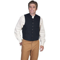 Scully Rangewear Men's Rangewear Standup Round Collar Vest Black XX-Large
