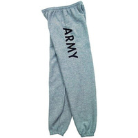 Fox Outdoor Products Army Sweatpants, Heather Grey, X-Large