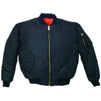Fox Outdoor Products MA-1 Flight Jacket, Black, X-Large