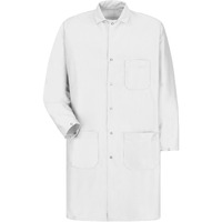 Red Kap Men's ESD/Anti-Stat Tech Coat, White, Small
