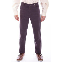 Wahmaker By Scully Men's Wahmaker Raised Dobby Stripe Pants Tall Walnut 46