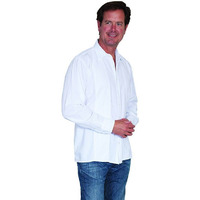 Scully Men's Cantina Embroidered Shirt White Large