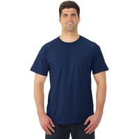 Jerzees Mens DRI-POWER Active Short Sleeve Pocket Crew T-Shirt, JZ29MPR, 4X