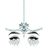 Leg Avenue Women's Karma Jewels Sticker, CLEAR, O/S