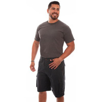 Scully Western Shorts Mens Trail Walk Cargo 30 Gun Metal F0_5201