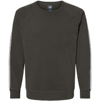 J. America Rival Fleece Crewneck Sweatshirt XS Black