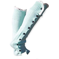 Lacy Legs - Lounge in Delicate and Cozy Lacy Socks, Charcoal