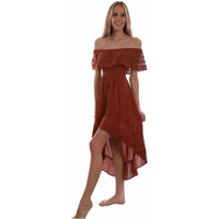 Scully Western Dress Womens Off Shoulder Hi-Lo S Ginger F0_PSL-266
