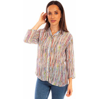 Scully Western Shirt Womens L/S Abstract Print XL Multi-Color F0_HC887