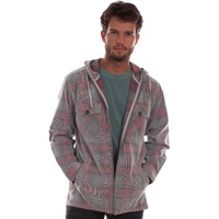 Scully Western Jacket Mens Unlined Corduroy Plaid S Gray Red F0_5329